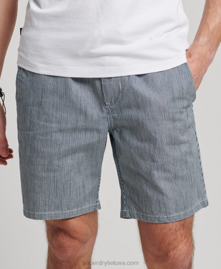 Superdry Overdyed Shorts Light Blue Men