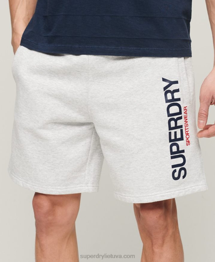 Superdry Sportswear Loose Shorts Grey Men