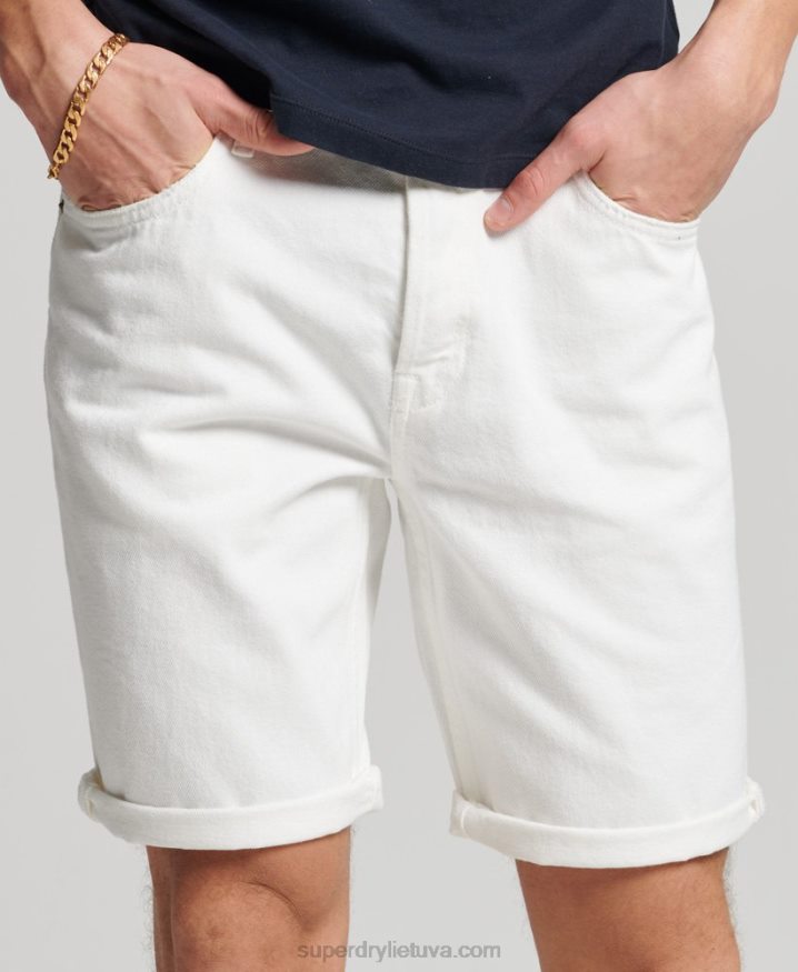 Superdry Straight Shorts White Men