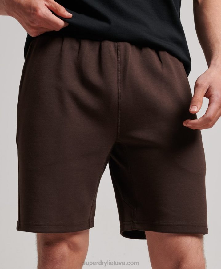 Superdry Tech Shorts Brown Men