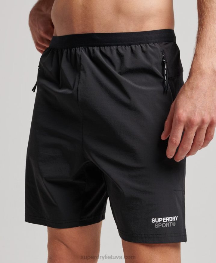 Superdry Train Hybrid Shorts Black Men