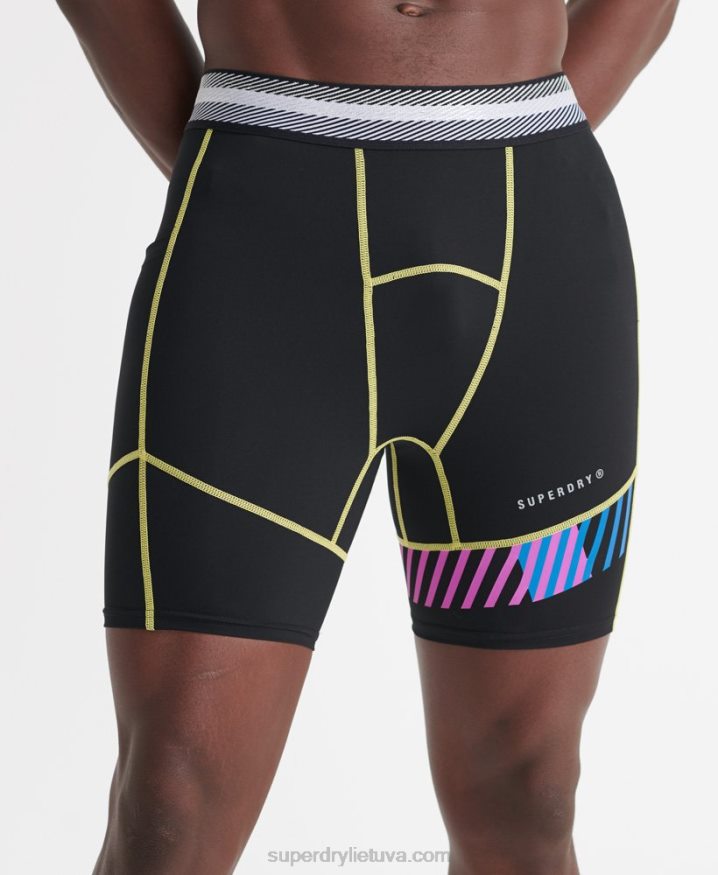 Superdry Training Energy Ice Cool Shorts Black Men