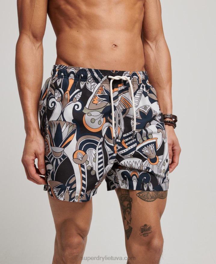 Superdry Recycled Swim Shorts Black Men