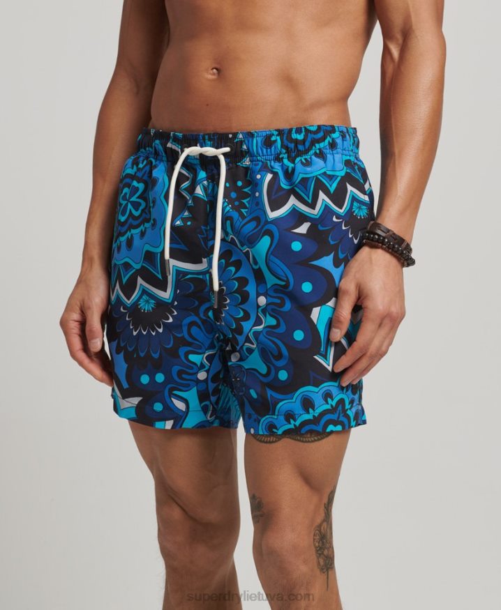 Superdry Recycled Swim Shorts Blue Men