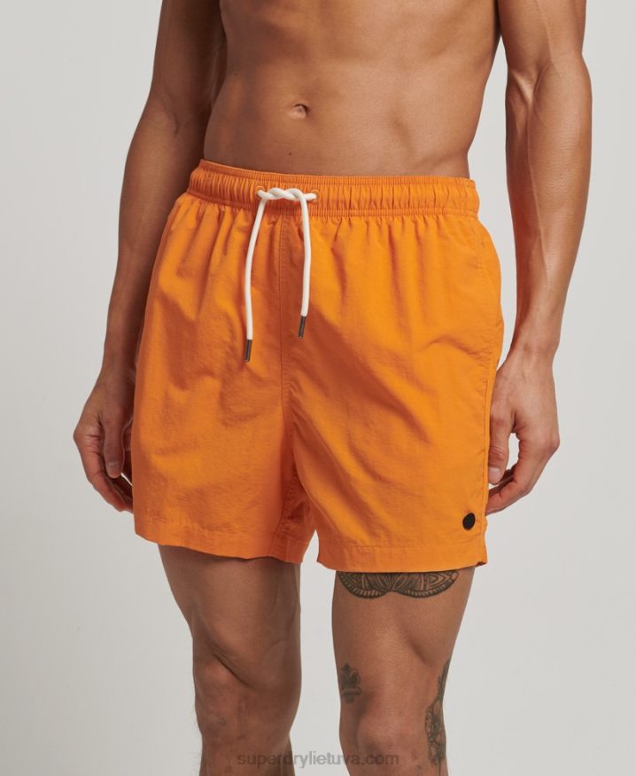 Superdry Recycled Swim Shorts Orange Men