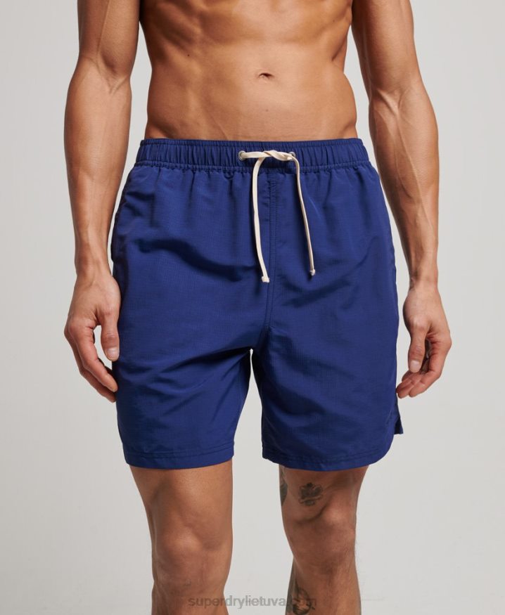 Superdry Ripstop Recycled Swim Shorts Blue Men