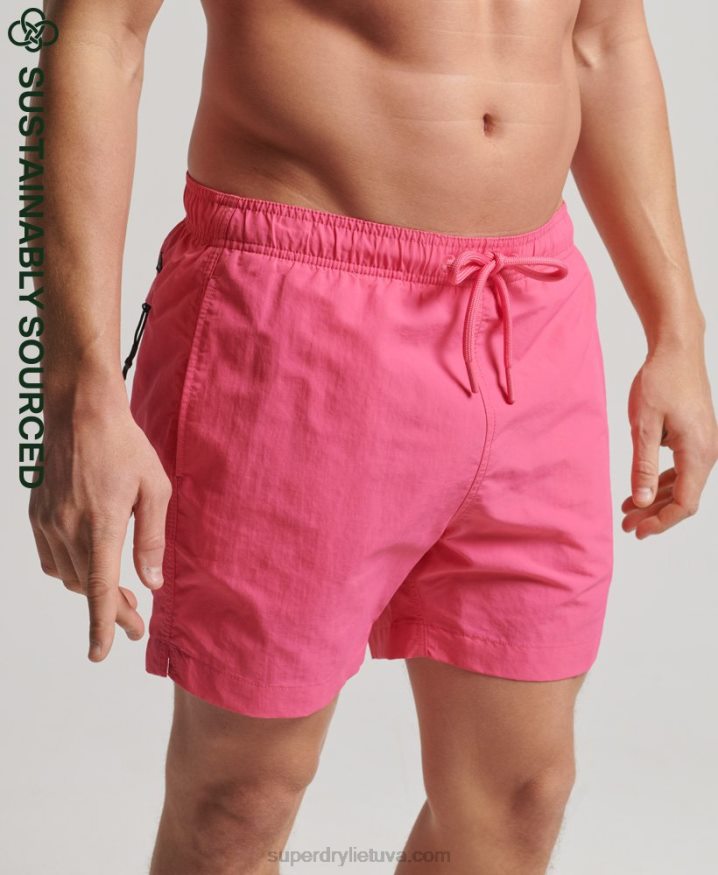 Superdry Studios Recycled Swim Shorts Pink Men