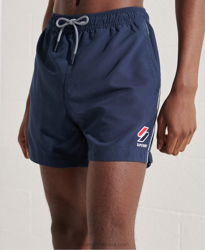 Superdry Tri Series Swim Shorts Navy Men