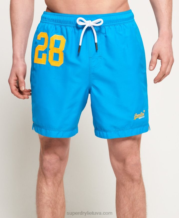 Superdry Waterpolo Swim Shorts Blue Men