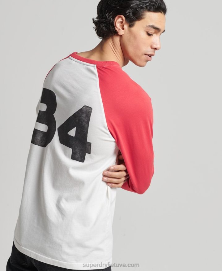 Superdry Vintage Surf Ranchero Top Red Men Superdry Vintage Surf Ranchero Top Red Men