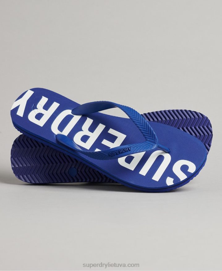 Superdry Code Essential Flip Flops Blue Men