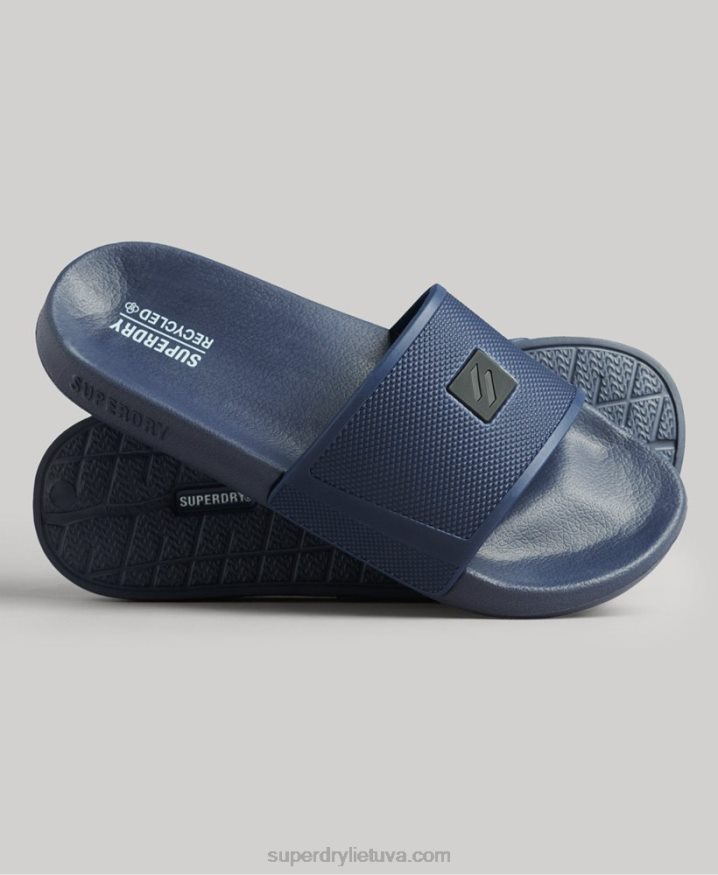 Superdry Code Tech Sliders Blue Men