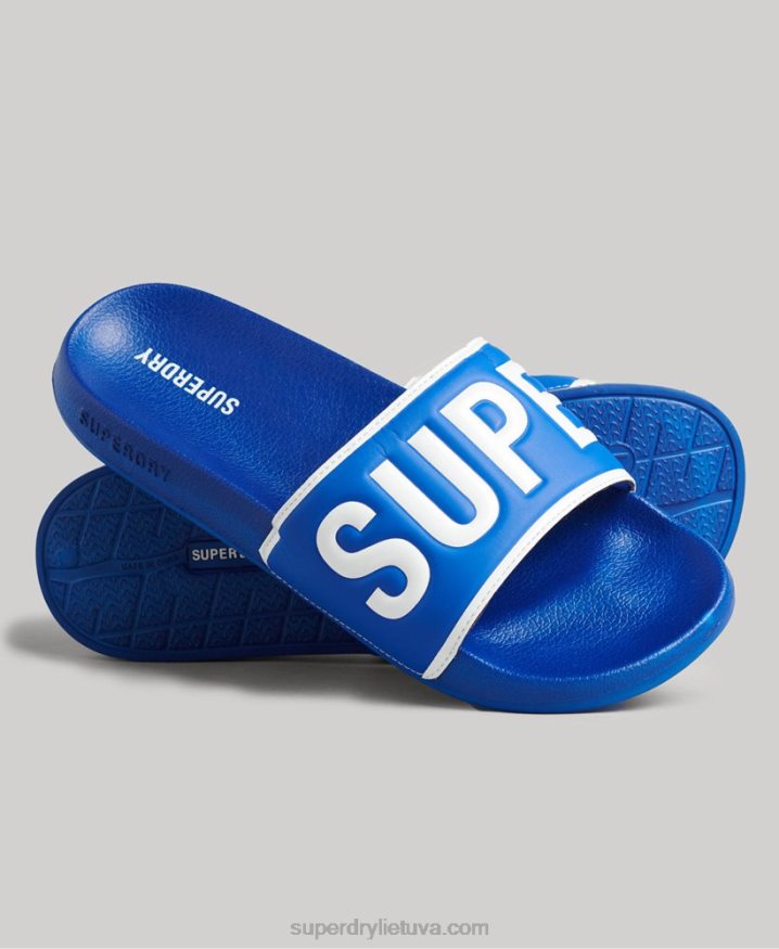 Superdry Core Pool Sliders Blue Men