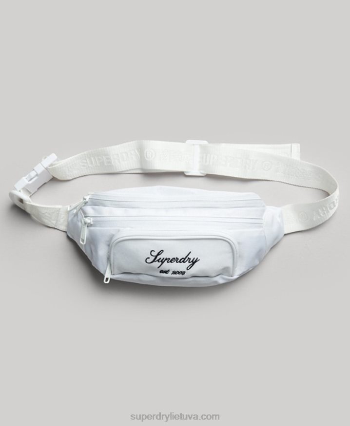 Superdry Classic Multi Bumbag White Women