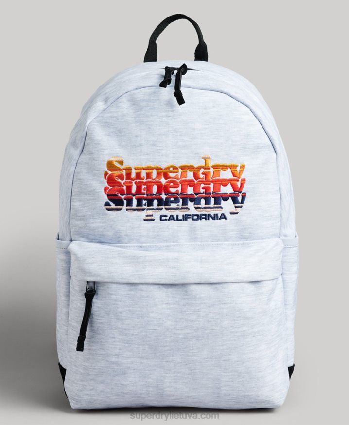 Superdry Graphic Montana Backpack Light Grey Women