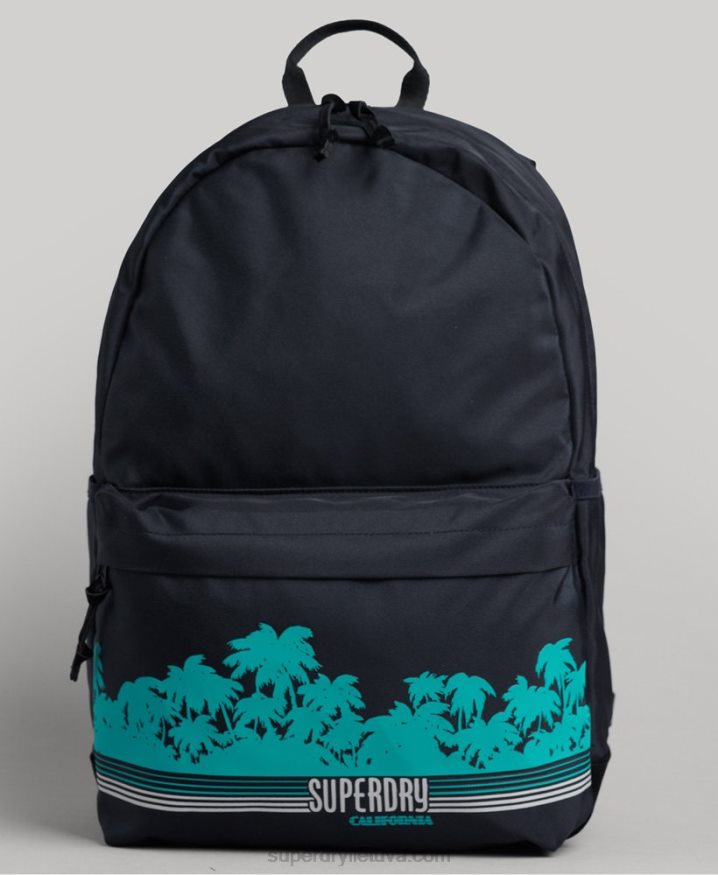 Superdry Graphic Montana Backpack Navy Women