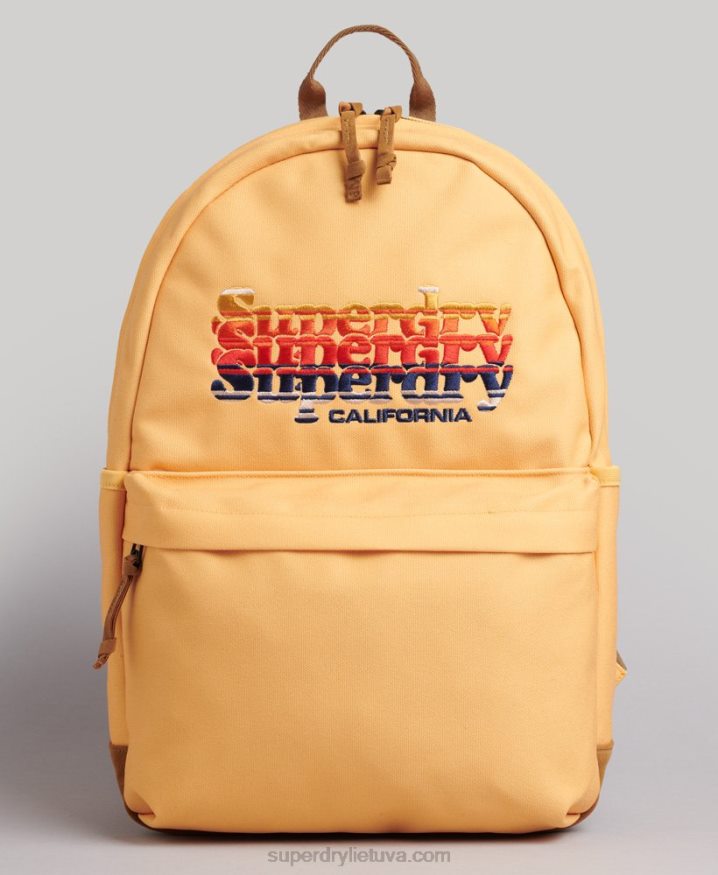 Superdry Graphic Montana Backpack Yellow Women