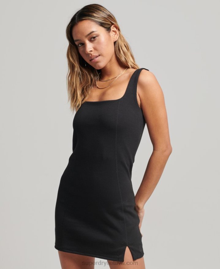 Superdry Tech Dress Black Women