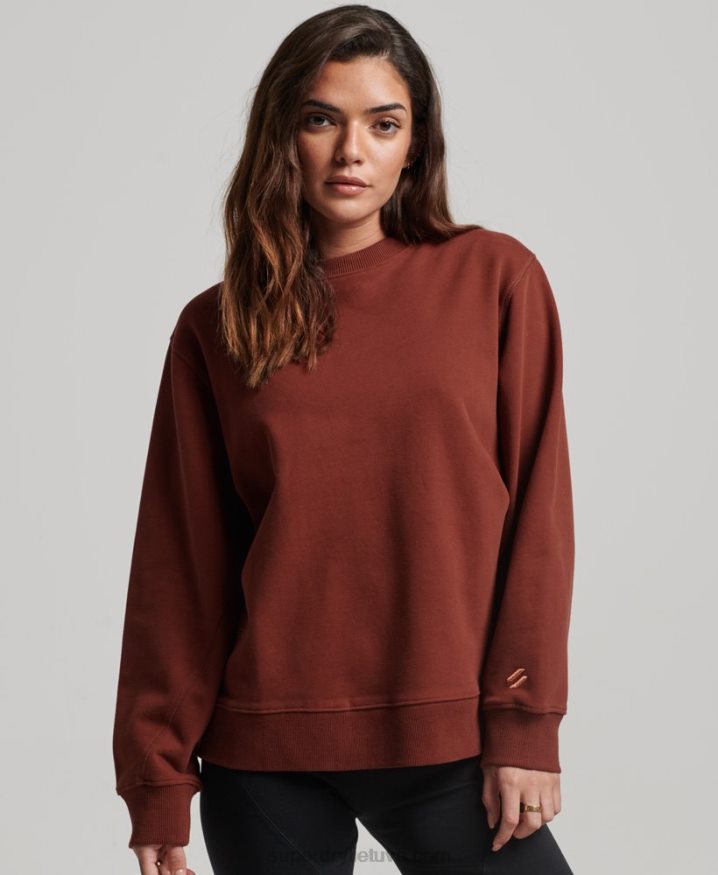 Superdry Core Crew Sweatshirt Brown Women