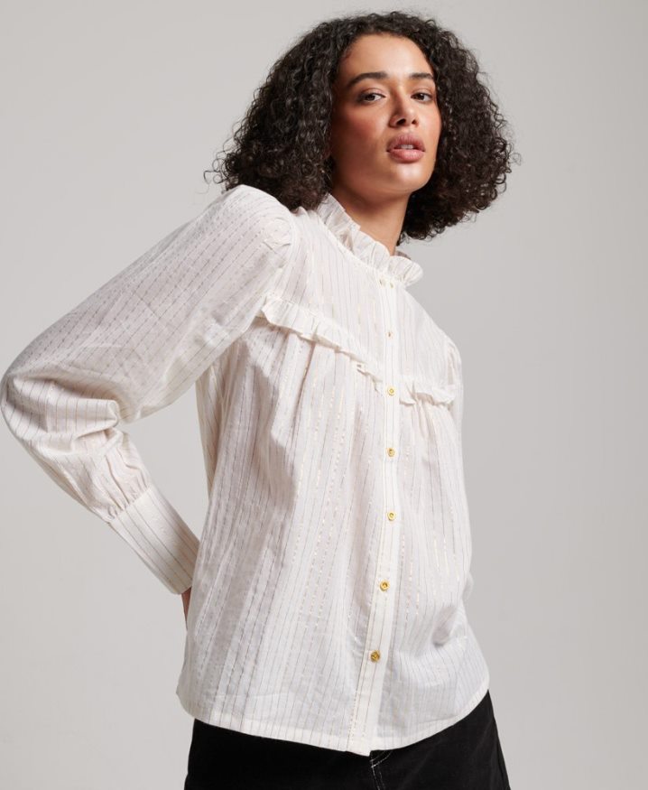 Superdry Upspec Blouse White Women