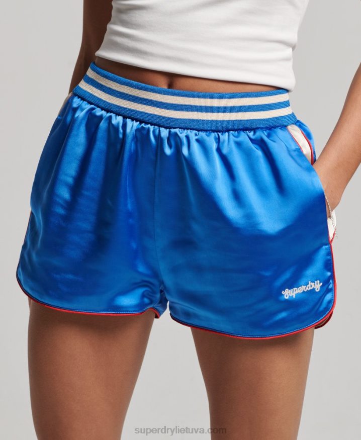 Superdry Suika Racer Shorts Blue Women