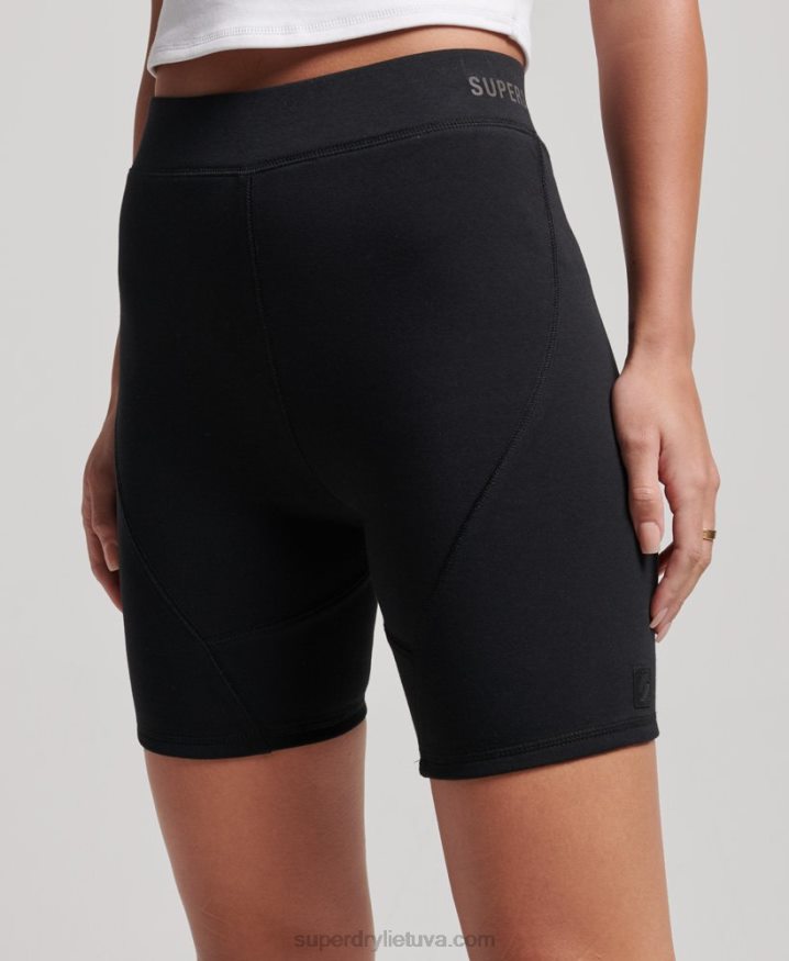 Superdry Tech Cycling Shorts Black Women